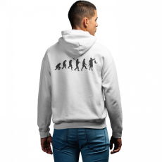  Horgász evolúció - Unisex Zipzáros Pulóver
