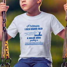  Horgász gyerek póló - A belső békém a horgászat