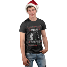  Horgász karácsony - Férfi Póló férfi póló
