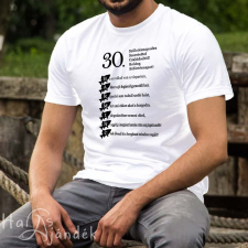  Horgász póló - 30. születésnapra női póló