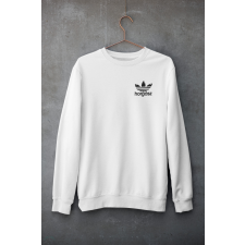  Horgász unisex pulóver fehér egyedi ajándék