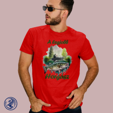  Horgászat - A legjobb horgász férfi póló ajándéktárgy