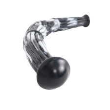  Horse fekete-fehér kétvégű dildó-42cm. műpénisz, dildó