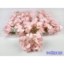  Hortenzia 25v selyemvirág fej 15 cm - Rózsaszín dekoráció