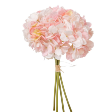  Hortenzia köteg 4v. pink M34cm 24db/# dekorációs kellék