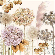 Hortenzia virágos - leveles szalvéta - Dried Flowers papírárú, csomagoló és tárolóeszköz