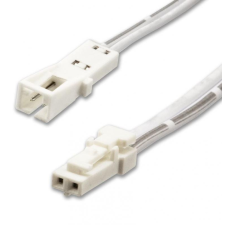 Hosszabbító kábel 100cm MiniAMP csatlakozóval 2 eres fehér 3A hosszabbító, elosztó