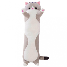 Hosszú cica - hosszú plüss cica, szürke (70cm) plüssfigura