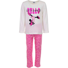  Hosszú pizsama gyerekeknek Minnie Mouse, fehér/rózsaszín, 3 év - 98 CM gyerek hálóing, pizsama