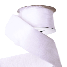  Hosszú szőrmés szalag 63mm x 2.7m - Fehér szalag, masni