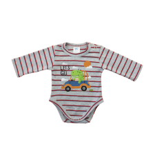 Hosszú ujjú baba body - Dinó mintával kombidressz, body