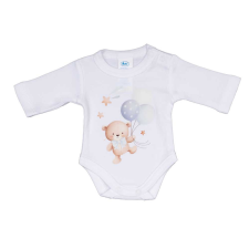 Hosszú ujjú baba body Macis mintával kombidressz, body