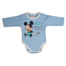  Hosszú ujjú baba body Mickey egér mintával (74) - kék kombidressz, body