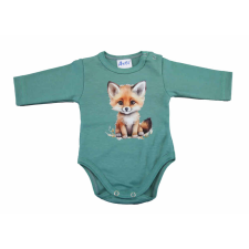  Hosszú ujjú baba body rókás mintával kombidressz, body