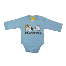 Hosszú ujjú baba body Snoopy mintával - 74-es méret kombidressz, body