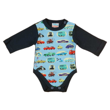 Hosszú ujjú baba body Verdák mintával kombidressz, body