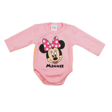 Hosszú ujjú bolyhos baba body Minnie egér mintával - 86-os méret kombidressz, body