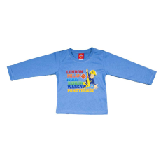  Hosszú ujjú kisfiú póló Sam a tűzoltó mintával