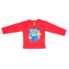  Hosszú ujjú kisfiú póló Sam a tűzoltó mintával gyerek póló