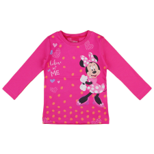  Hosszú ujjú kislány póló Minnie egér mintával gyerek póló