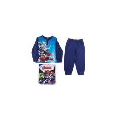 Hosszú vékony pamut gyerek pizsama - Bosszúállók - 104 - sötétkék