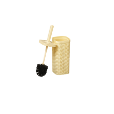 Hosszúkás WC kefe rattan mintázattal, 11×37 cm takarító és háztartási eszköz