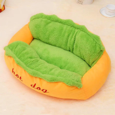 Hot-dog alakú fekhely kutyáknak-cicáknak "L" ágy és ágykellék