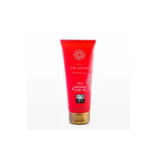 HOT Shiatsu Shiatsu 2in1 Strawberry scent - masszázs síkosító - eper (200 ml) síkosító