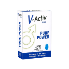 Hot V-Active - étrend-kiegészítő kapszula férfiaknak (20db) potencianövelő