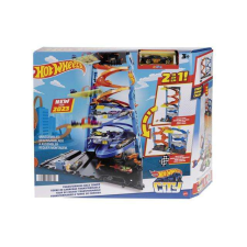Hot Wheels City: 2 az 1-ben versenytorony játékszett - Mattel autópálya és játékautó