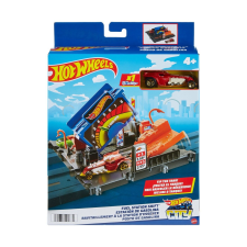 HOT WHEELS CITY EXPLORER PISTA ÜZEMANYAGTÖLTŐ ÁLLOMÁS VÁLTÓ autópálya és játékautó