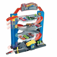 Hot Wheels City garázs 3 szinttel, egy autóval, 47x7.5x36cm, több színű autópálya és játékautó