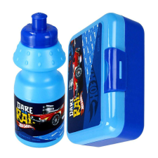 Hot Wheels ebéddoboz és 350 ml-es kulacs készlet - STARPAK, kék babaétkészlet