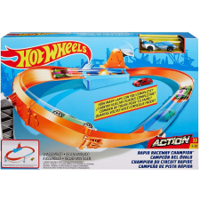 Hot Wheels FAST TRACK INDÍTÓVAL ÉS EXKLUZÍV AUTÓVAL autópálya és játékautó
