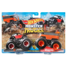  Hot wheels monster trucks 2db-od autópálya és játékautó