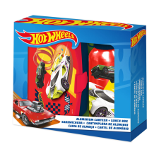  Hot Wheels szendvicsdoboz + alumínium kulacs szett uzsonnás doboz