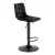 House Nordic 2 db Middelfart bárszék, bársony, fekete, 75 cm ülésmagasság