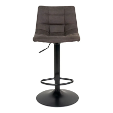 House Nordic 2 db Middelfart bárszék, mikroplüss, sötétszürke, 75 cm ülésmagasság bútor