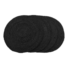 House Nordic Bombay asztali alátét, jutafonat, sötétszürke, kerek 38 cm 4 db konyhai eszköz