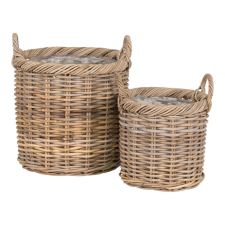 House Nordic Gili Kosarak kubu rattan, natúr 2 db bútor