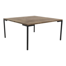 House Nordic - Lugano Dohányzóasztal, sötét tölgy, 90*90 cm bútor