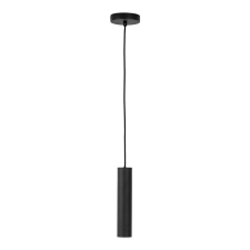 House Nordic Paris függőlámpa, fekete, 120 cm-es szövetkábel világítás
