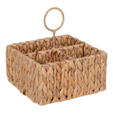House Nordic Pleiku fali kosár, vízi jácint, natúr, 20x11x20 cm bútor