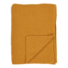 House Nordic Santos takaró, újrahasznosított pamut, okker 130x170 cm lakástextília