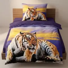  HOUSEWIFE 3D Tigris Mintás Ágyneműhuzat Garnitúra – 2 részes HW-2T lakástextília