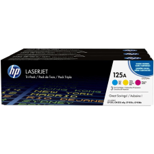 HP 125A 3 darabos tonerkazetta ciánkék-bíbor-sárga (CF373AM) nyomtatópatron & toner