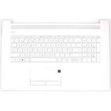 HP 17T-BY100, 17Z-CA100 gyári új portugál fehér billentyűzet modul + touchpad (L22752-131, L25446-131) laptop alkatrész