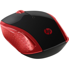 HP 200 vezeték nélküli optikai egér vörös-fekete (2HU82AA) (2HU82AA) egér