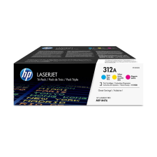 HP 312A 3 darabos LaserJet tonerkazetta ciánkék-magenta-sárga (CF440AM) (CF440AM) nyomtatópatron & toner
