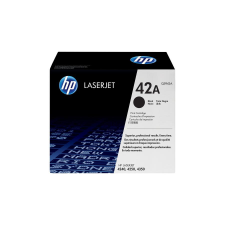 HP 42A Black Original LaserJet Toner Cartridge nyomtatópatron & toner
